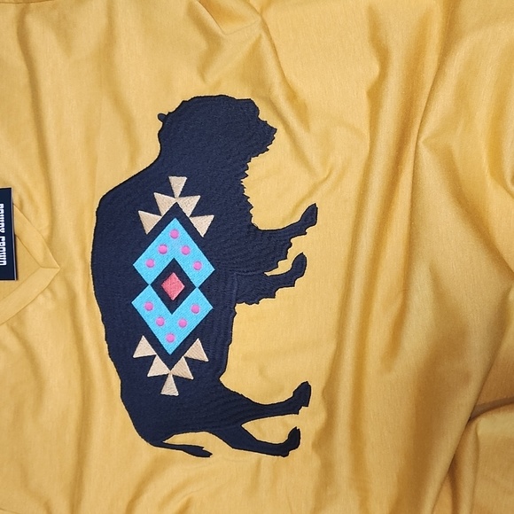 Embroidered Buffalo Tee - Picture 2 of 3